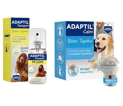 Image of ADAPTIL Calm Transport Spray with Calm Home 30 Day starter kit - Diffuser and Refill
