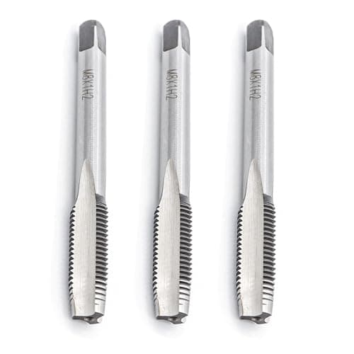 Image of 3PCS Youzzei Metric Machine Tap, M8x1MM Metric Thread Tap, Premium High-Speed Steel 3 Straight Flutes Threading Tool for Screw Tapping Machines Repair DIY Tool