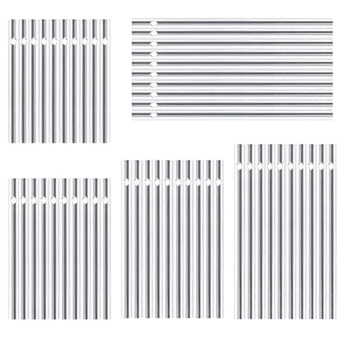 Image of Silver Wind Chime Empty Aluminum Tubes, 30 Pcs Wind Chime Tubes Parts DIY Crafts Aluminium Tubes for Farmhouse Garden Patio Home Decor (5 Different Lengths)