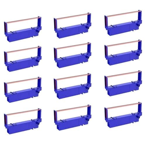 Image of LinkDocs SP700 Compatible Ink Ribbon Replacement for Star SP-700 SP700 RC700 SP700BR RC700BR SP712 SP712R SP717 SP742R SP747 SP740 Printer Ribbon (Black/Red 12-Pack)