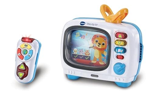 Image of VTech Tune In TV, Interactive Learning Toy, Encourages Language Development, Develops Fine Motor Skills, Suitable for Ages 12, 18, 24, 36 Months, English Version