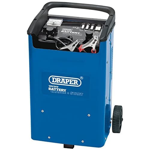 Image of Draper Battery Charger Starter 260A | 12/24V Car Battery Charger | Jump Starter Power Pack | Easy Portable | 11966
