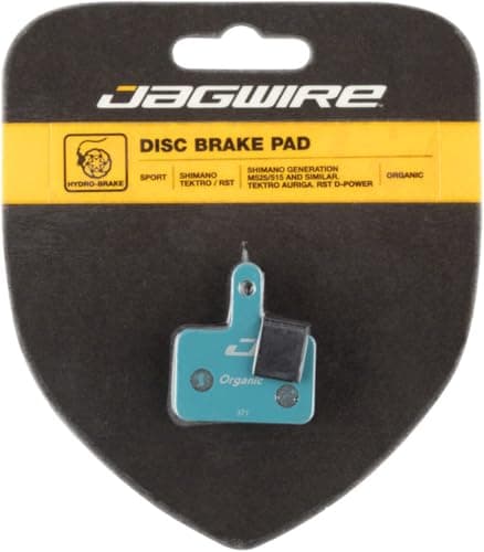 Image of Jagwire Sport Organic Disc Brake Pad - Promax (F1)/RST (D-Power)/Shimano (Deore LX T675)/Tektro (Aquila), Blue, TU