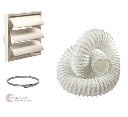 Image of Tumble Dryer Kit 100mm Wall Vent Venting KIT