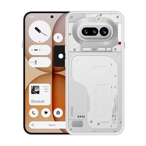 Image of Nothing Phone (4a) - 50 MP Triple Camera with Up To 70X ultra Zoom, Transparent Design Smartphone, Long Lasting Battery and 50W Fast Charge, 120Hz AMOLED Display and Glyph Bar, 12GB + 256GB - White