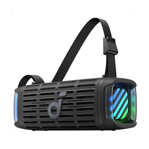 Image of soundcore Boom 3i by Anker, Rugged Outdoor Speakers, IP68 Waterproof, Floating Playback, Saltwater Resistant, 50W Portable Speaker, Bluetooth 5.3, 16-Hour Playtime, TWS, Kayaking/Fishing/Camping