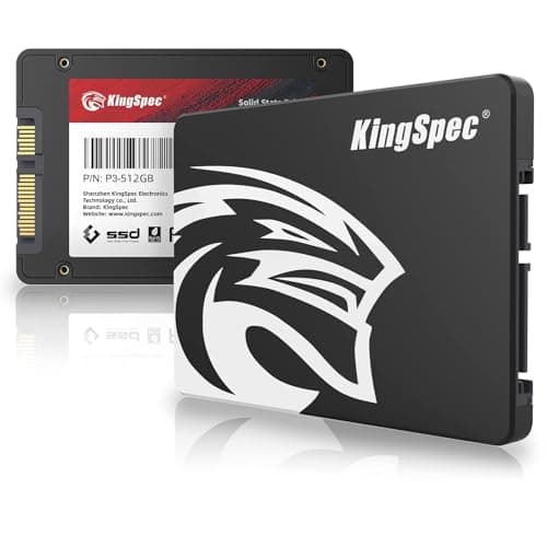 Image of KingSpec 256GB 2.5" SATA III 6Gb/s SSD, Read Speed up to 550MB/s, 3D NAND Flash Internal Solid State Drive for Desktop & Laptop