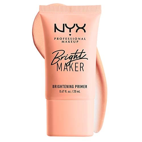 Image of NYX Professional Makeup Bright Maker Primer, Makeup Primer Base, Brightening Primer with Papaya Extract & Skin Conditioners, Mica Infused for Soft Shimmer, Vegan Formula, 20 ml