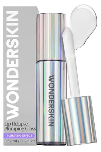 Image of Wonderskin Lip Relapse Plumping Gloss – Lip Plumper Gloss for Fuller-Looking Lips with Hydrating, Non-Sticky, High-Shine Finish