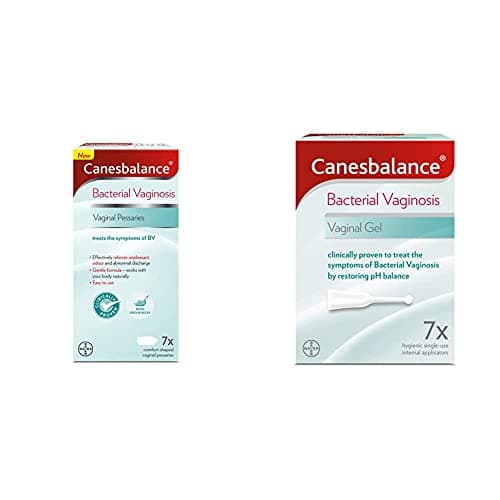 Image of CanesBalance Vaginal Pessaries Bacterial Vaginosis Symptom Treatment, Starts to Work Immediately to Relieve Unpleasant Intimate Odour Associated with Vaginosis Vaginal Singleuse Gel, Pack of 7