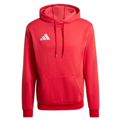 Image of adidas Men's Entrada26 Hoodie, team power red 2/white, L