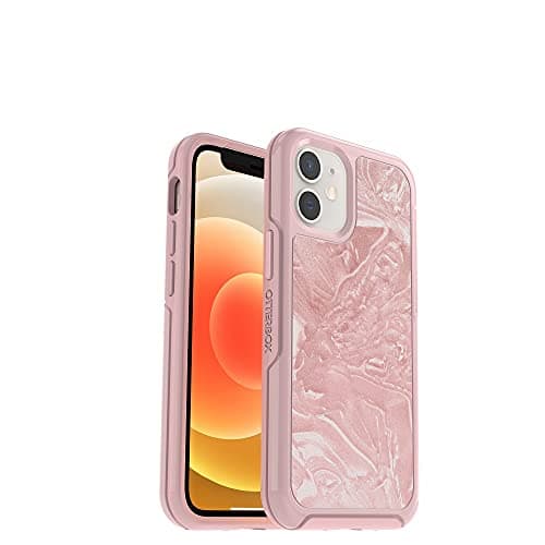 Image of OtterBox SYMMETRY CLEAR SERIES Case for iPhone 12 mini - SHELL SHOCKED (PINK INTERFERENCE/IRIDESCENT PINK/SHELL-SHOCKED GRAPHIC)