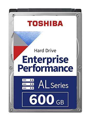Image of Toshiba AL14SEB060N 600GB 10K 2.5 Inch SAS 12 Gb/s 10500 RPM 128MB 512n AL14 Enterprise HDD for Dell HP Lenovo Supermicro Server Hard Drive