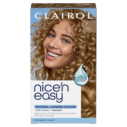 Image of Clairol Nice'n Easy Crème, Natural Looking Oil Infused Permanent Hair Dye, 7 Dark Blonde
