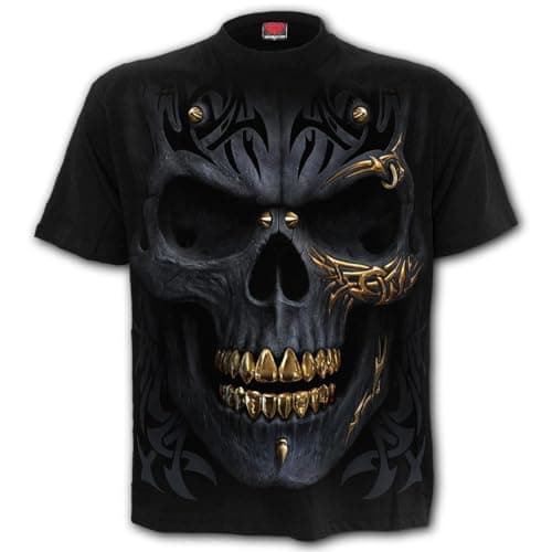 Image of Spiral - Black Gold - T-Shirt Black - XXL