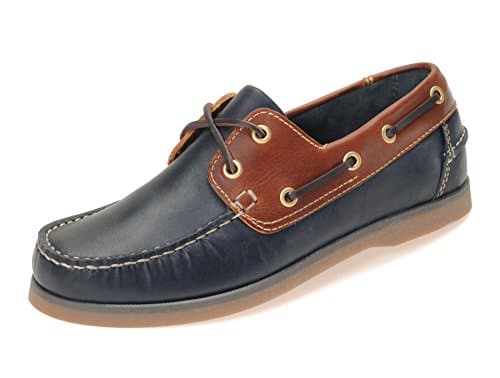 Image of Jim Boomba Australian Style Boat Shoes - Deck Shoes (9.0) Navy Blue