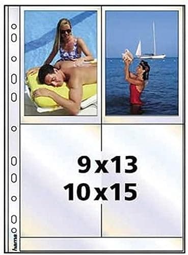 Image of Hama 9787 Photo Sleeves A4 10 x 15 cm - White