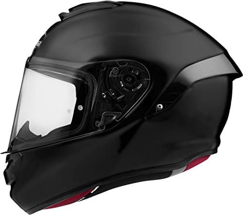 Image of Simpson Venom Matt Black Motorcycle Helmet. Full Face Motorbike Helmet. Twin Visor. ECE 22.06