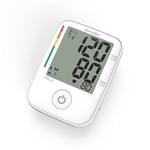 Image of Homedics Pregnancy Accurate Automatic Arm Blood Pressure Monitor, Clinically Proven Algorithm, Detects Irregular Heartbeat, Works with 2 Individual Users, 3-Year Guarantee