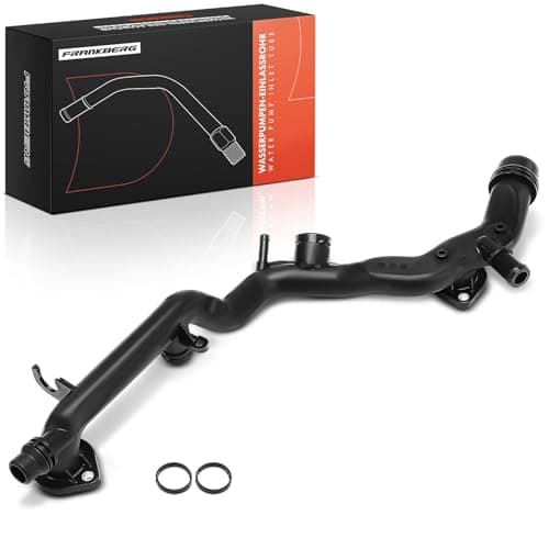 Image of Frankberg Radiator Hose Coolant Pipe Compatible with A4 8K2 A4 Avant 8K5 A5 8T3 A5 Cabriolet 8F7 A5 Sportback 8TA Q7 4LB Replace# 06E121045Q, 06E121045BD