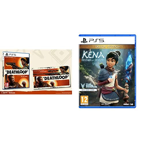 Image of Deathloop with Steel Poster (Exclusive to Amazon.co.UK) (PS5) & Kena: Bridge of Spirits - Deluxe Edition (PS5)