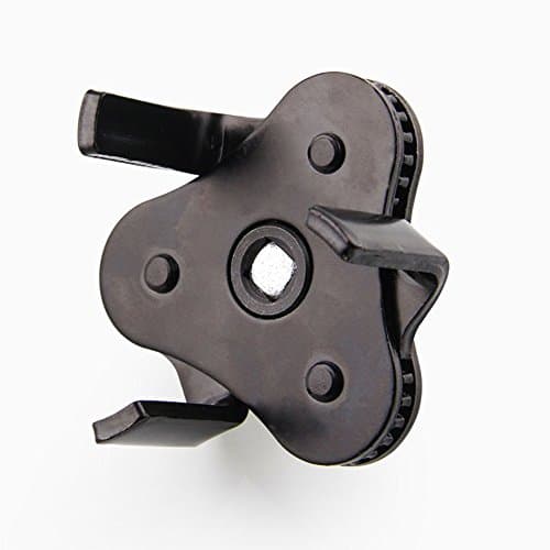 Image of Krtopo Oil Filter Wrench 53mm - 108mm Diameter Removable Filter Universal Car Tool Black