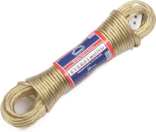 Image of Everlasto 'Everstrong' Premium Quality Steel Core PVC Clothesline Washing Line 4.7mm x 20M