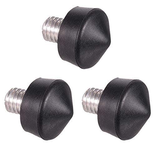 Image of Andoer Universal 3/8 Inch Tripod Monopod Rubber Foot Spike for Andoer Benro Gitzo Manfrotto Tripod Monopod (3 pcs)