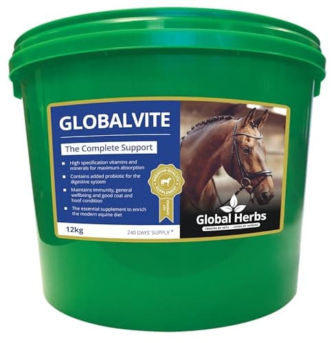 Image of Global Herbs GlobalVite Equine Vitamin & Mineral Supplement for Hooves, Coat & Vitality 12kg