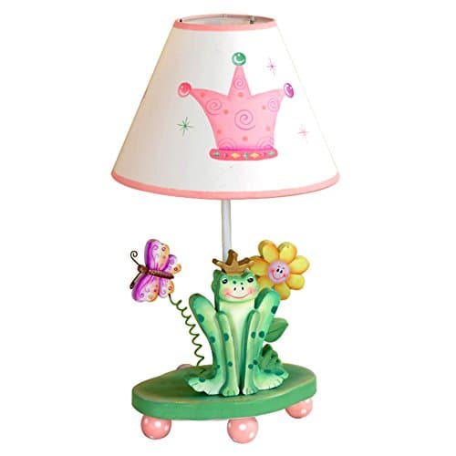 Image of Fantasy Fields Princess & Frog Kids LED Bedside Night Light Table Lamp W-7506AT