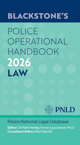 Image of Blackstone's Police Operational Handbook 2026