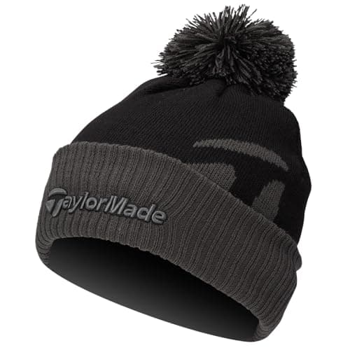 Image of TaylorMade Bobble Beanie Black