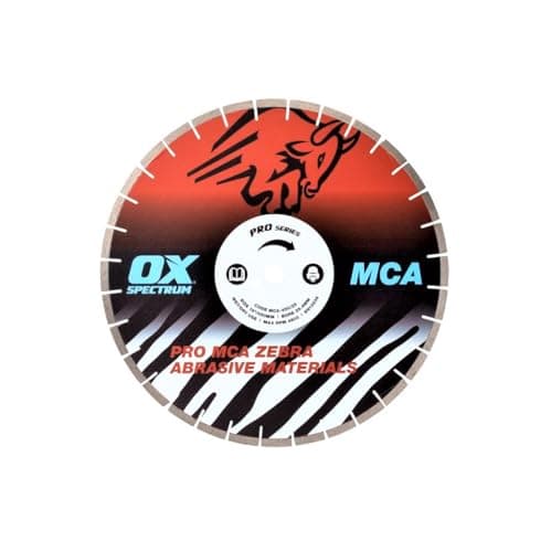 Image of OX Spectrum Pro Zebra Dia Blade - Abrasive - 450/25.4mm