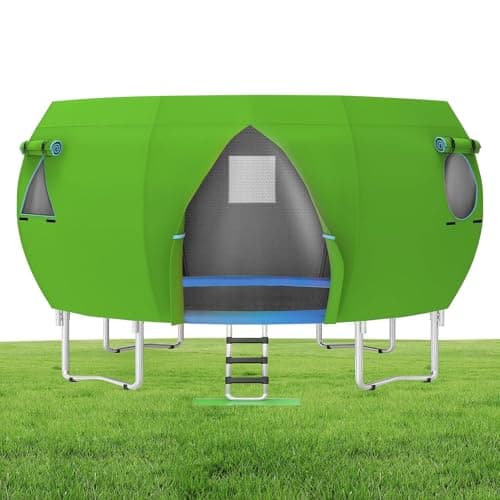 Image of Yanayi Tent for Trampoline,Anti-UV Cover for Backyard | Outdoor 14 Feet Sun Protection Trampoline Canopy Tent for Backyard Playground