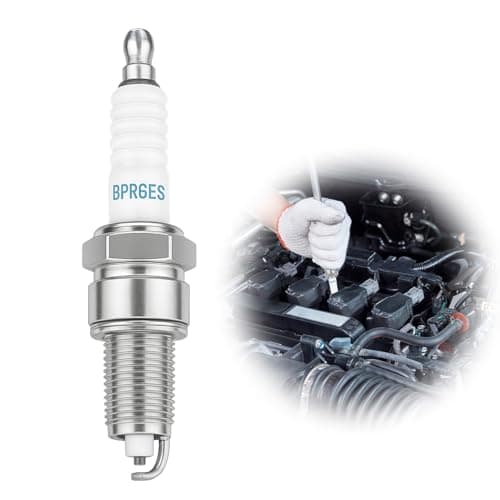 Image of BPR6ES Spark Plug Compatible with NGK 7822 GX120, Replacement Spark Plug for Engines Motorcycles ATVs Go Karts Lawn Equipment Cars and Power Tools, Copper Core Ignition for Smooth Performance