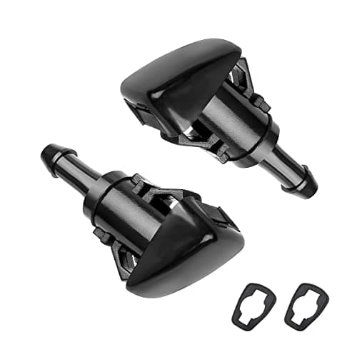 Image of Adunsiaoto 2 Pcs Car Windshield Washer Wiper Water Nozzle, Car Windscreen Wiper Washer Jet Nozzle, Windscreen Wiper Washer Nozzle for Cars, Car Front Windshield Washers Nozzles, Universal