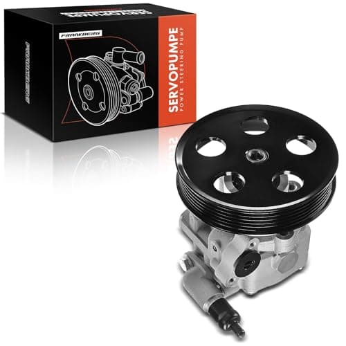 Image of Frankberg Power Steering Pump Steering System Hydraulic Pump Compatible with A4 8K2 B8 1.8L 2.0L 2007-2015 A4 Allroad 8KH B8 2.0L 2009-2016 A4 Avant 8K5 B8 1.8L 2.0L 2007-2015 Replace# 8K0145153F