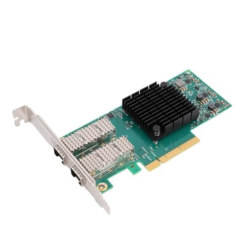 Image of Plyisty 10G 25G Network Card, Mellanox ConnectX 4, Dual SFP28 Port PCIe X8 Ethernet Adapter with RDMA Low Latency, Support Linux/VMare/Ubuntu