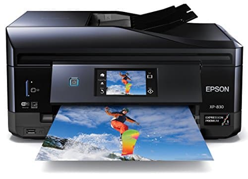 Image of Epson Expression Premium XP-830 Wireless Color Photo Printer with Scanner, Copier and Fax (Certified Refurbished)