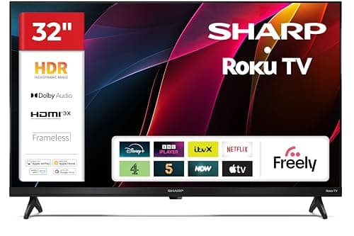 Image of Sharp 32-inch HD Ready Frameless LED Roku Smart TV HDR10 HDMI ARC Freely included 32HD2325K (HD Series)