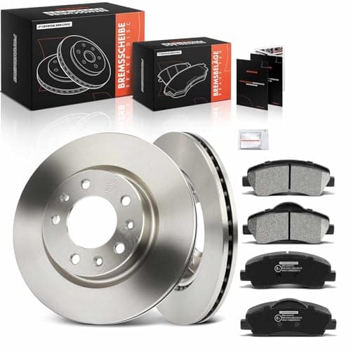 Image of Frankberg Brake Kit incl. 2x Brake Disc + 4x Brake Pad Front Compatible with 308 SW II L4 LC LJ LR LX 308 II L3 LB LH LP LW Replace# 1608691380, 1610699280