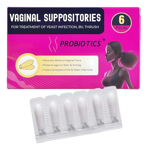 Image of Vaginal Probiotics Suppositories | Yeast Infection Treatment Ladies | Bacterial Vaginosis BV Treatment Ladies | Thrush Treatment Women | Candida Treatment | Thrush Pessary Tablet Internal - 6 Pack