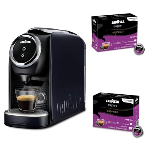 Image of Lavazza Classy Mini Coffee Maker with Pods Intenso
