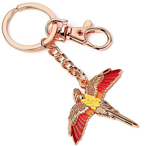 Image of Harry Potter Official Fawkes Keyring by The Carat Shop