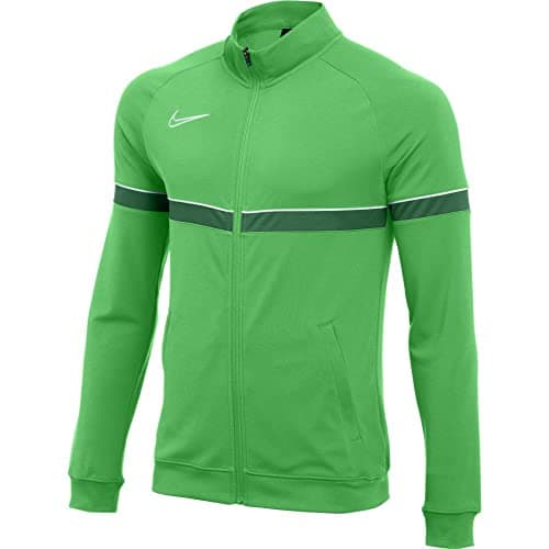 Image of Nike Men's Dri-FIT Academy 21 Track Jacket, Lt Green Spark/White/Pine Green/White, S