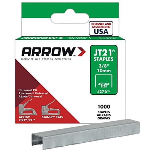 Image of 10MM JT21/JT27 STAPLES (PK 1000) 276 By ARROW FASTENER & Best Price Square