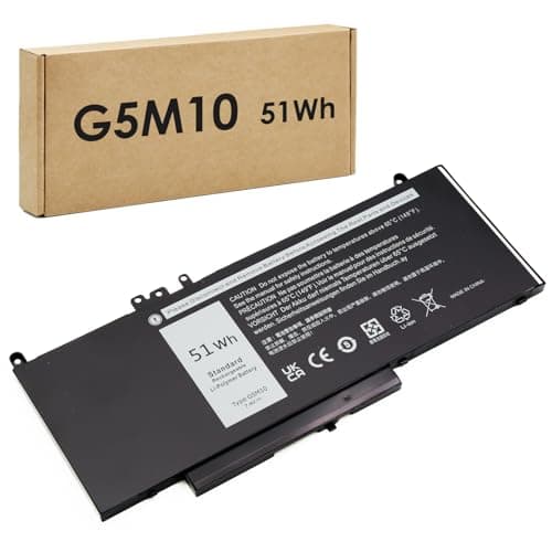 Image of BLESYS G5M10 Laptop Battery for Dell Latitude E5450 / E5550 Series 8V5GX WYJC2 F5WW5 K9GVN R9XM9 YM3TC 7FR5J Replacement Battery [7.4V 51Wh]