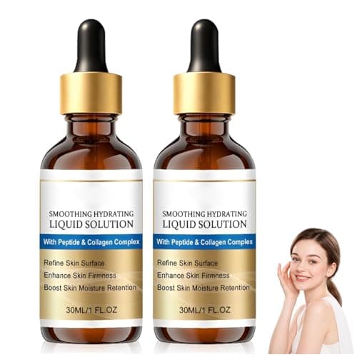 Image of 2Pcs Face Lift Serum, 30ml Face Lifting Serum, Anti-Aging Serum Oil With Peptide & Collagen, Hydration Moisturizing, Reduce Fine Lines, Lifting & Restoring Skin Elasticity,Suitable for All Skin Types