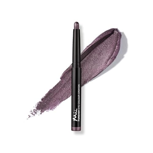 Image of Mii Cosmetics Forever Eye Colour Crayon | Long-Lasting Cream Eyeshadow Stick | Highly Pigmented & Crease-Resistant | Multipurpose to Shape, Define, & Line Eyes | Metallic Deep Indigo | Indigo