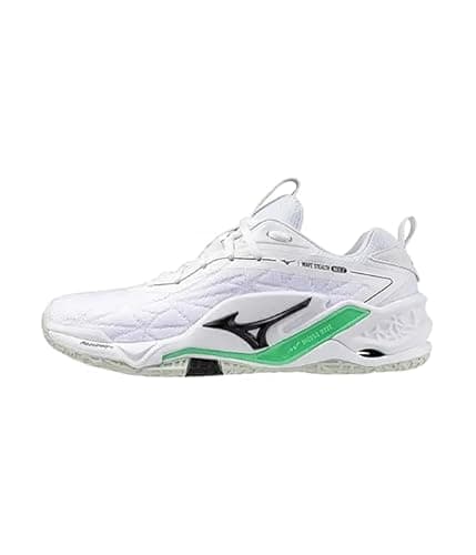 Image of Mizuno Wave Stealth Neo 2 White/Green 2025, White Green, 5 UK